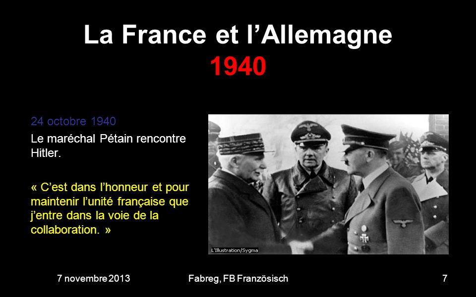 rencontre hitler pétain