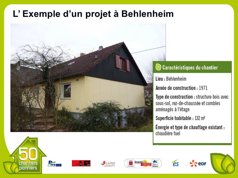 L Exemple dun projet à Behlenheim