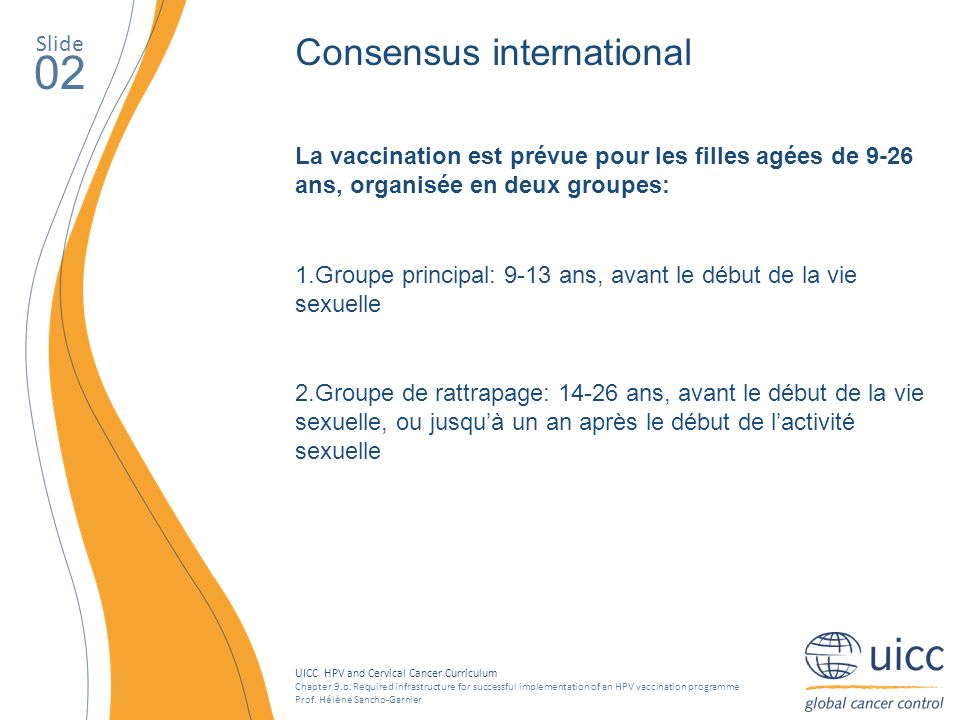 UICC HPV and Cervical Cancer Curriculum Chapter 9.b.