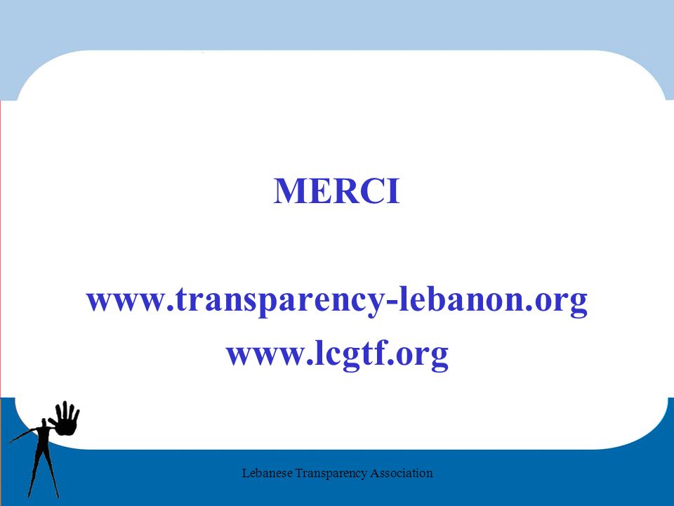 Lebanese Transparency Association MERCI
