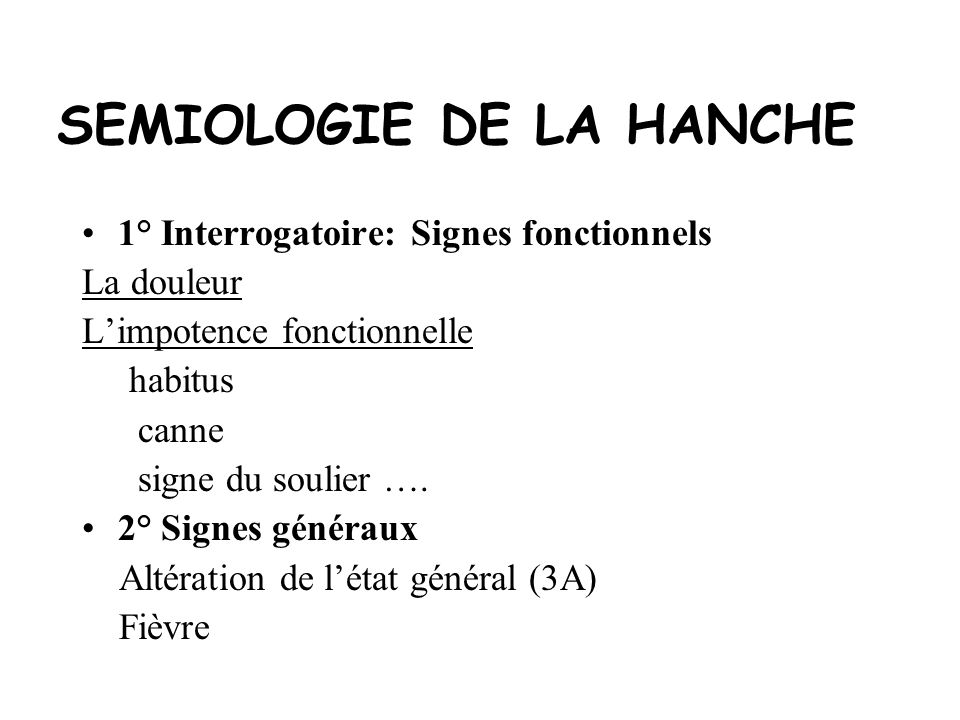 douleur articulation hanche