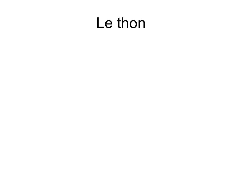 Le thon