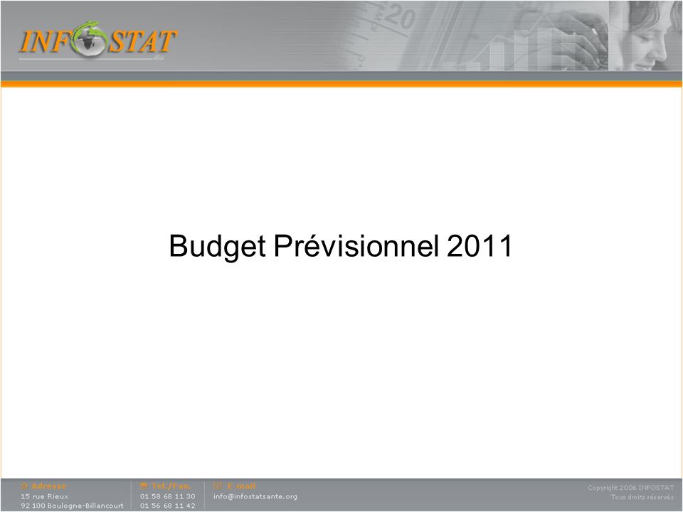 Budget Prévisionnel 2011