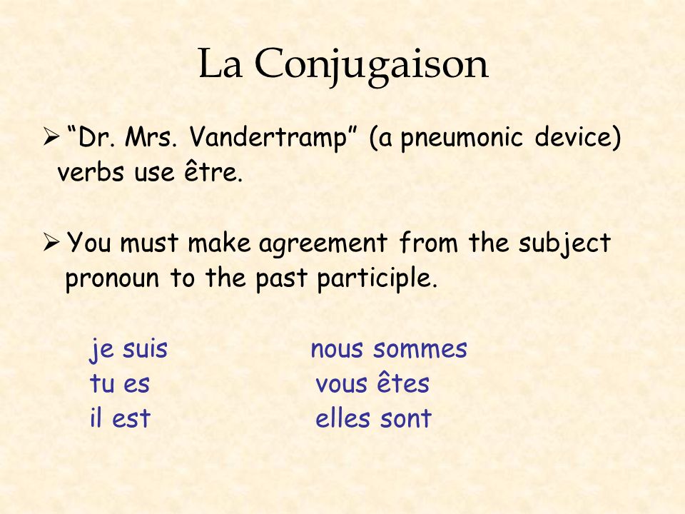 nous nous sommes rencontrées conjugaison