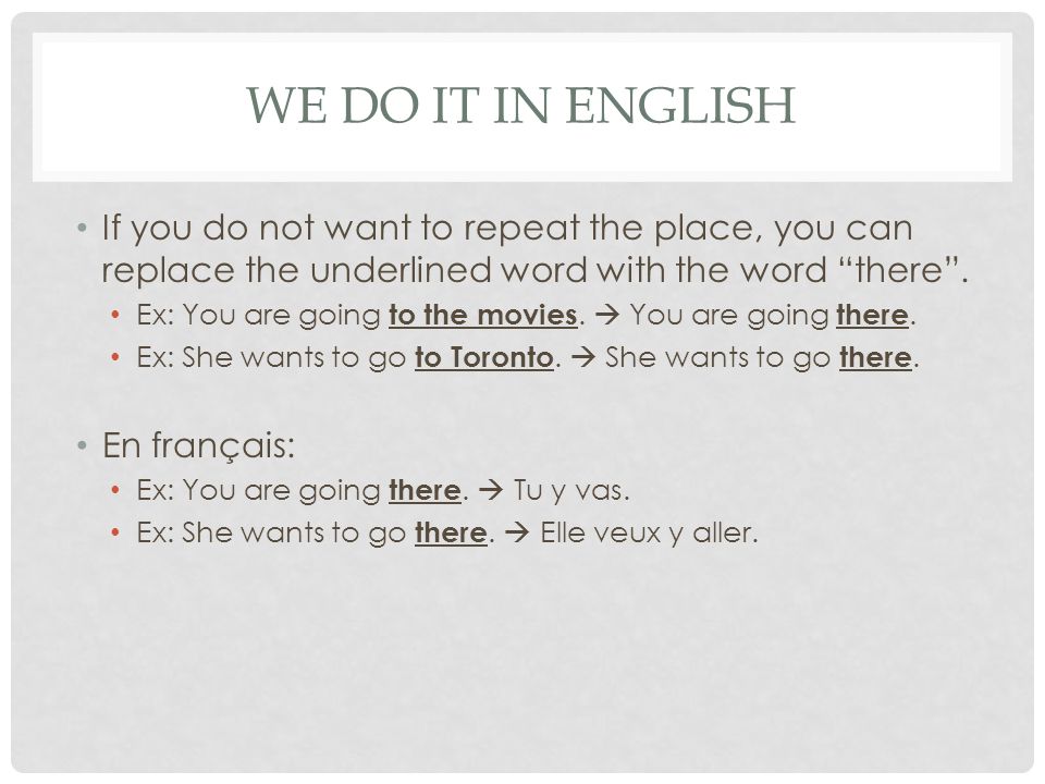 WE DO IT IN ENGLISH If you do not want to repeat the place, you can replace the underlined word with the word there .