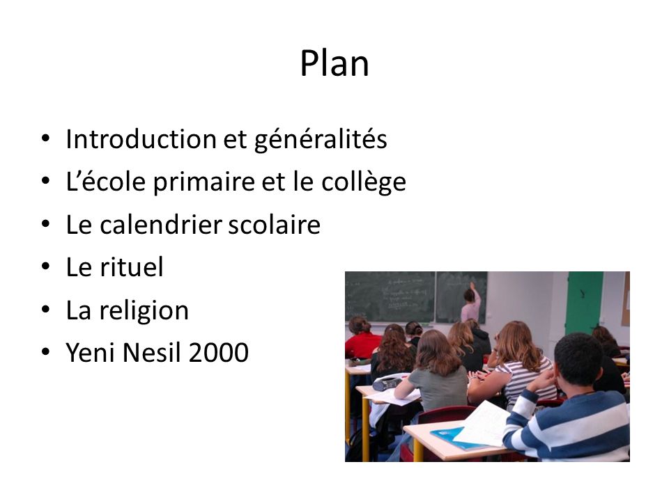 Au JO, les centres culturels français en Turquie, le calendrier scolaire et