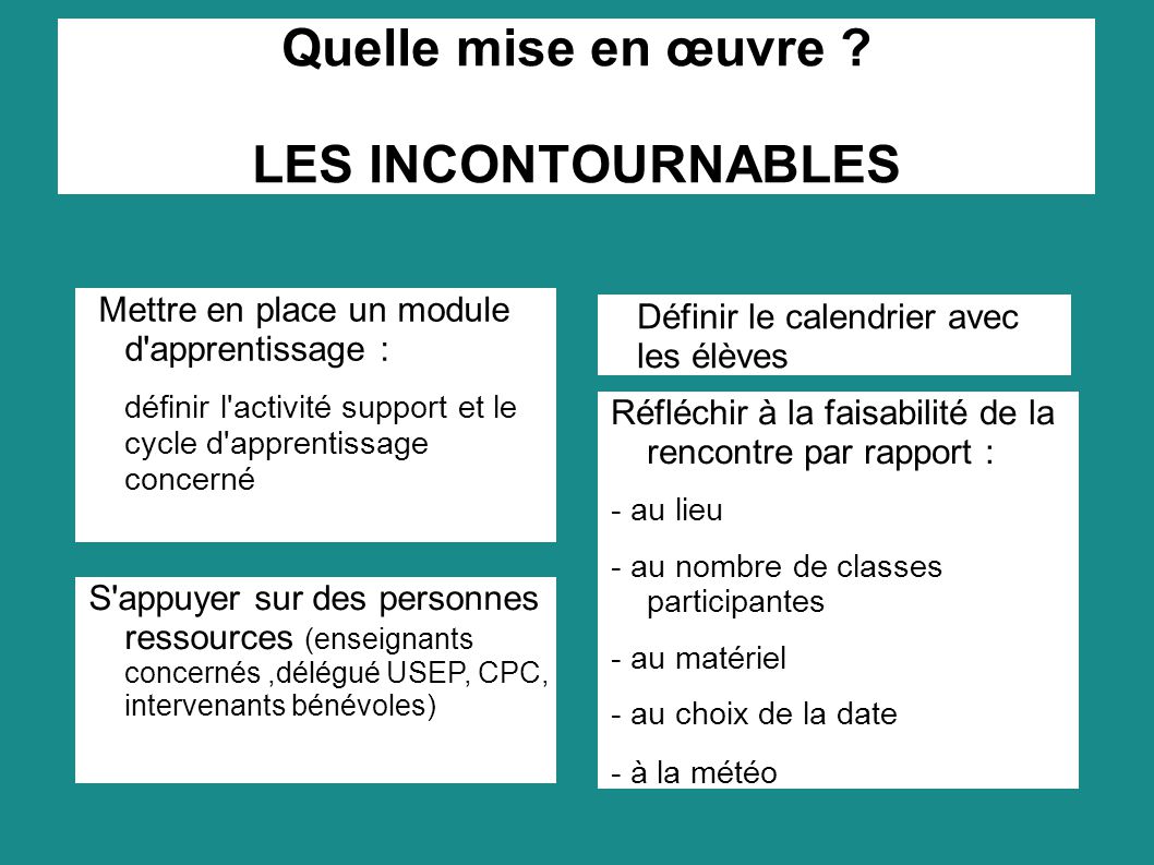 module rencontre