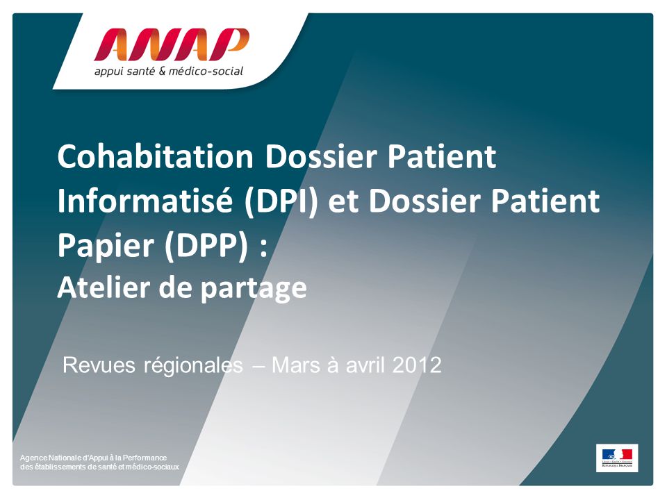 Réglementation dossier patient informatisé