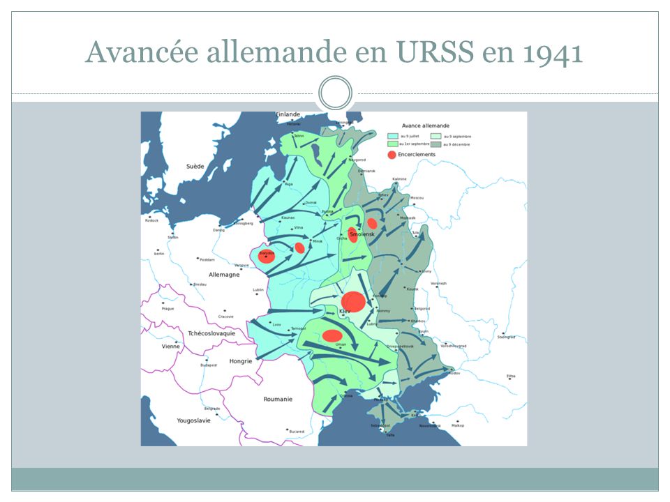 Avancée allemande en URSS en 1941