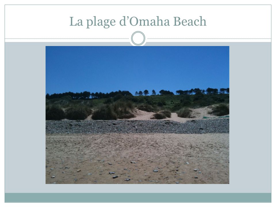 La plage d’Omaha Beach