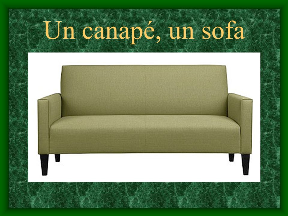 Un canapé, un sofa