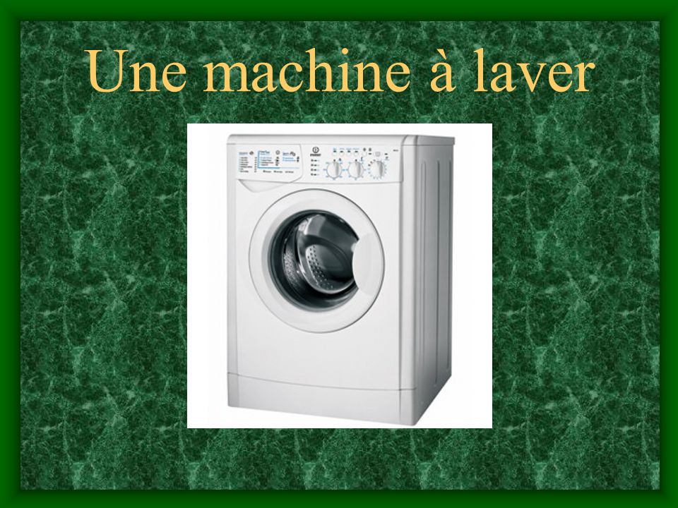 Une machine à laver