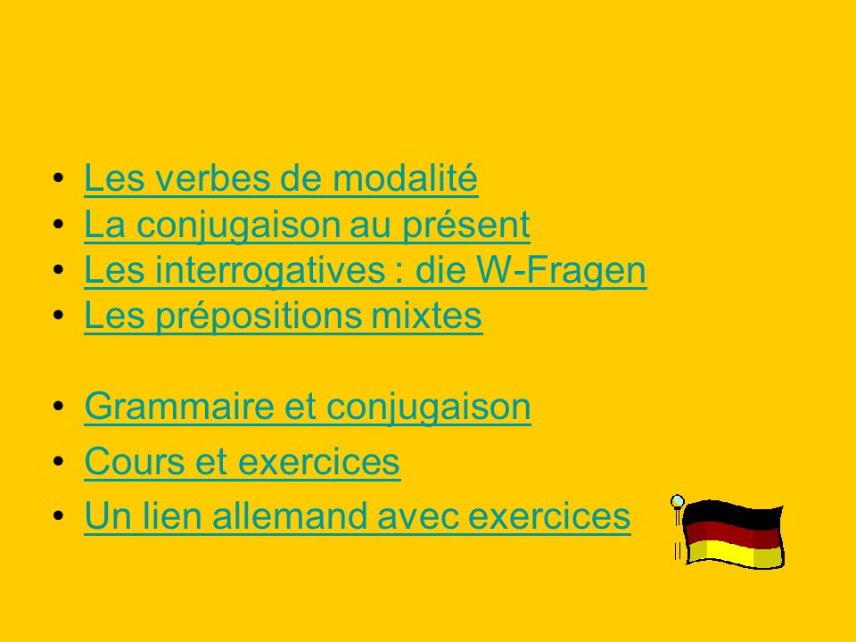 conjugaison du verbe rencontrer en allemand