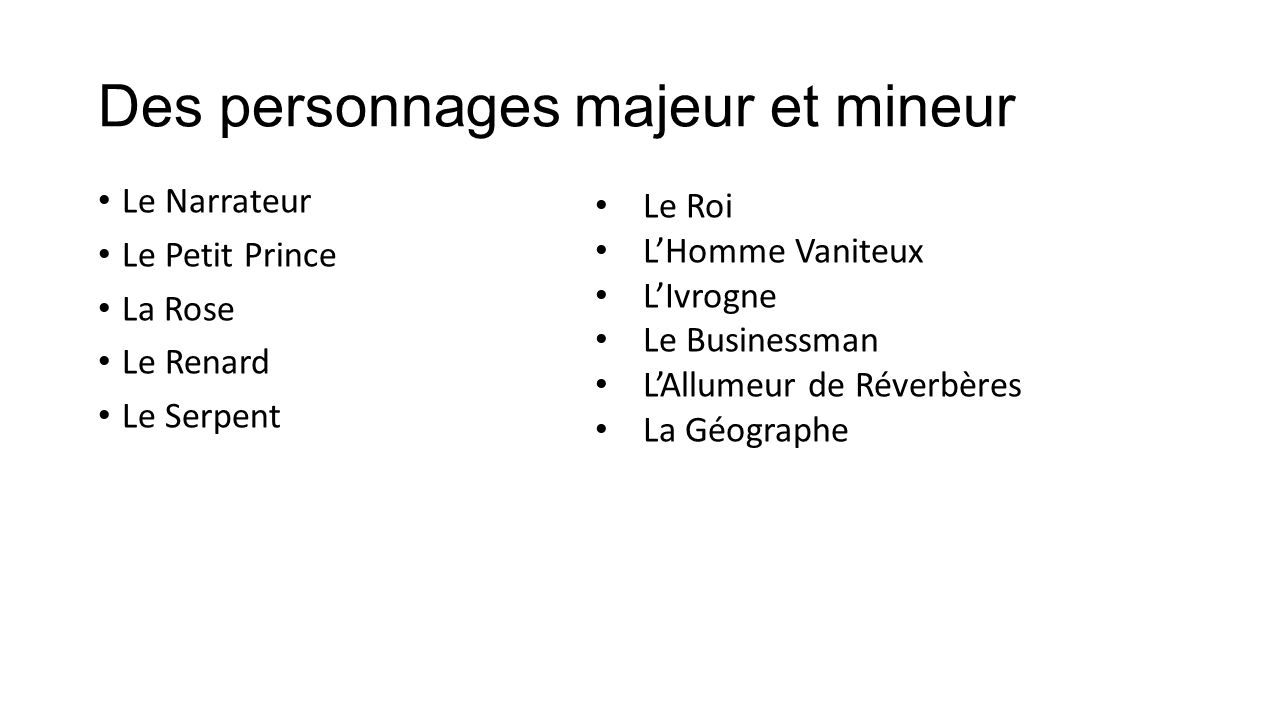 les rencontres du petit prince