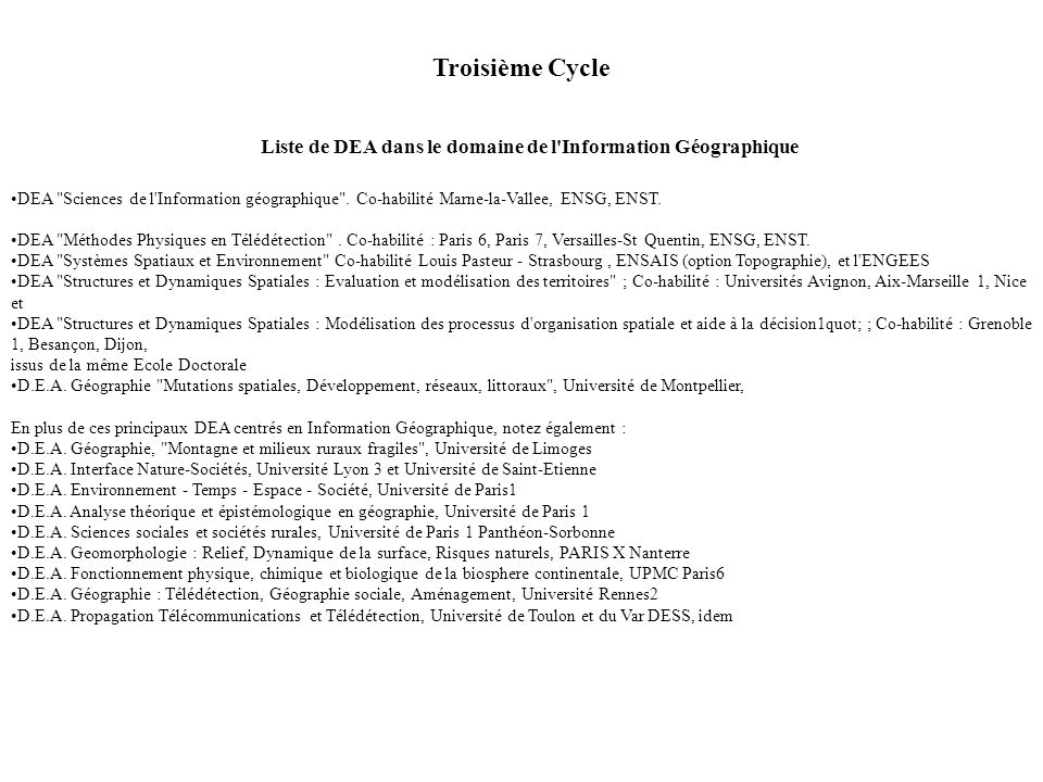 rencontres des dynamiques régionales en information géographique