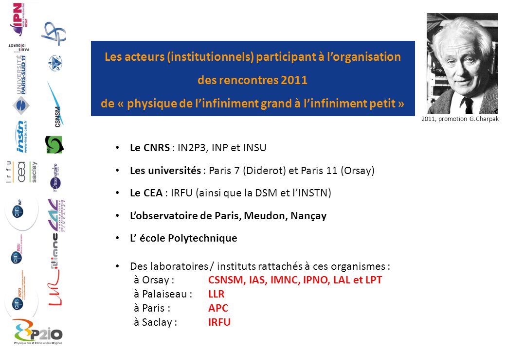 rencontre de physique des particules 2010