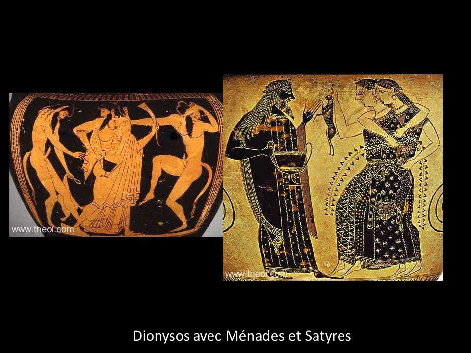Dionysos avec Ménades et Satyres