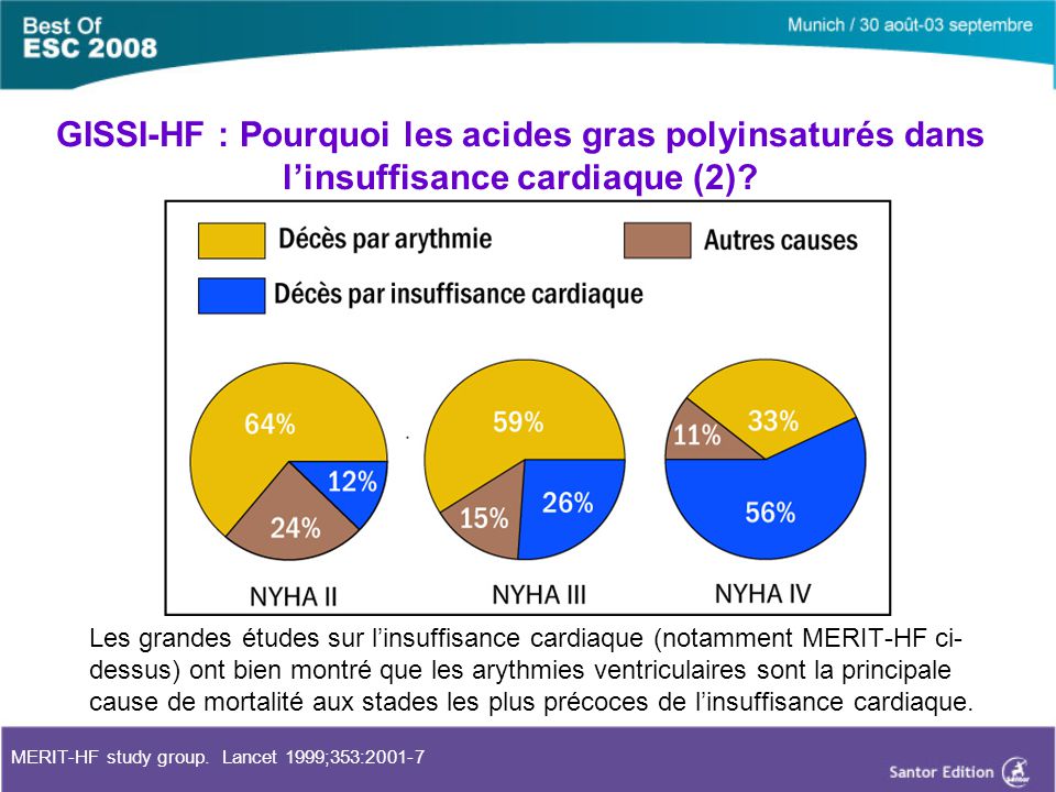 GISSI-HF : Pourquoi les acides gras polyinsaturés dans l’insuffisance cardiaque (2).