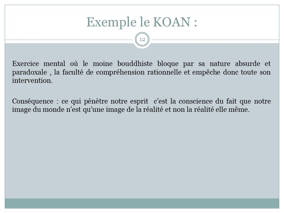 exemple de koan