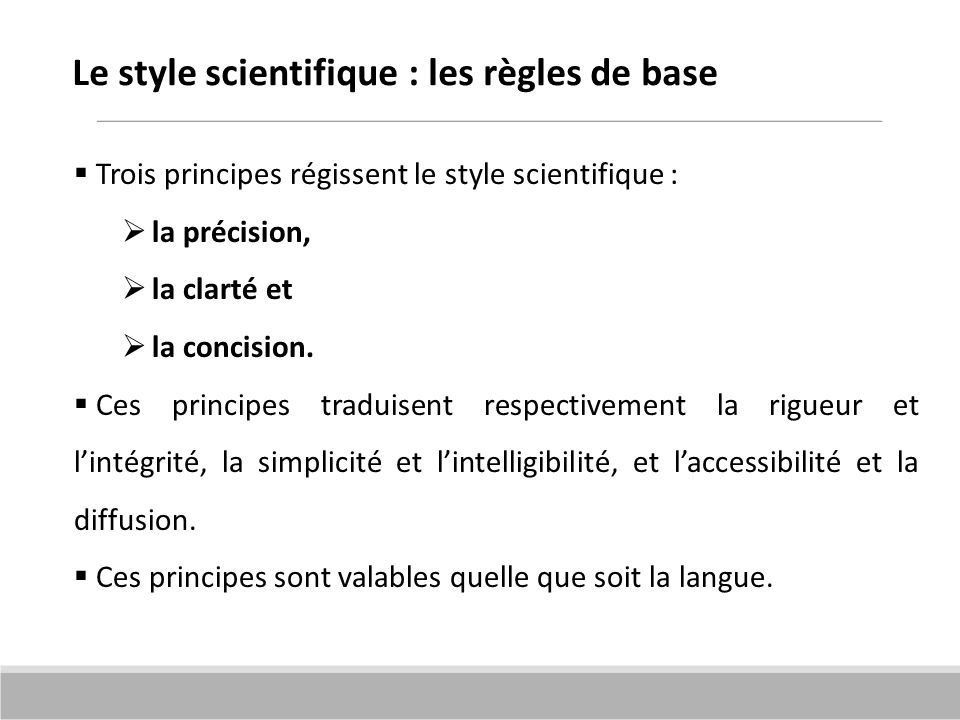 Style de Rédaction Scientifique Conseils Méthodologie ACADEMIC