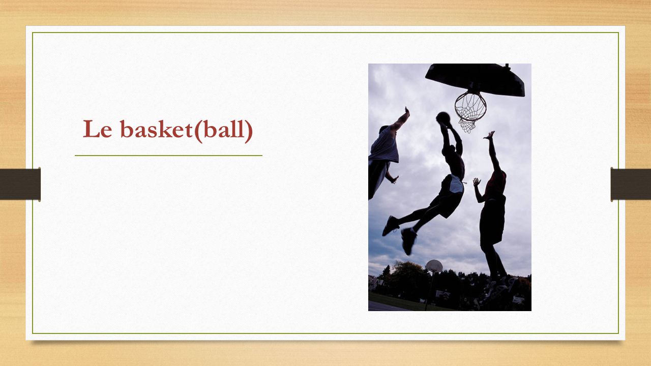 Le basket(ball)