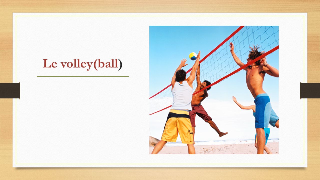 Le volley(ball)