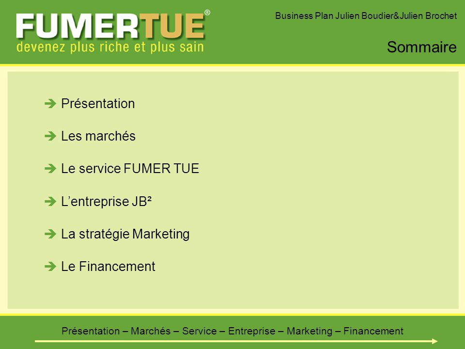 Marketing services business plan