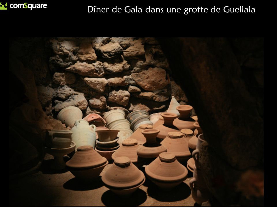 Dîner de Gala dans une grotte de Guellala