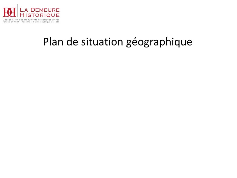 Plan de situation géographique