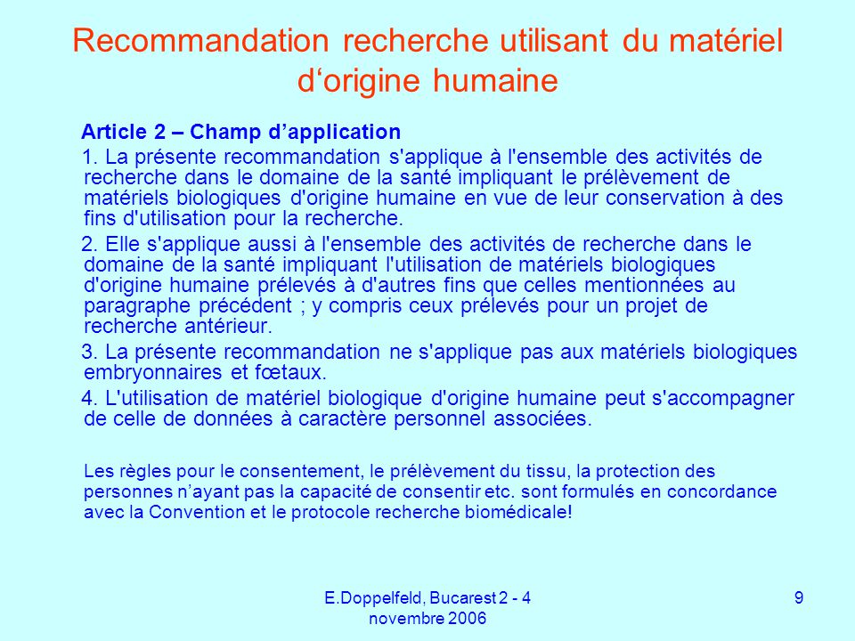 3e rencontres internationales de recherche biomédicale