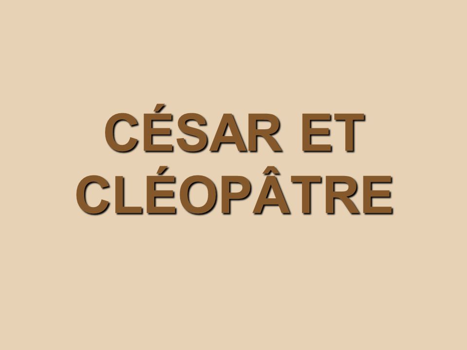 rencontre cleopatre