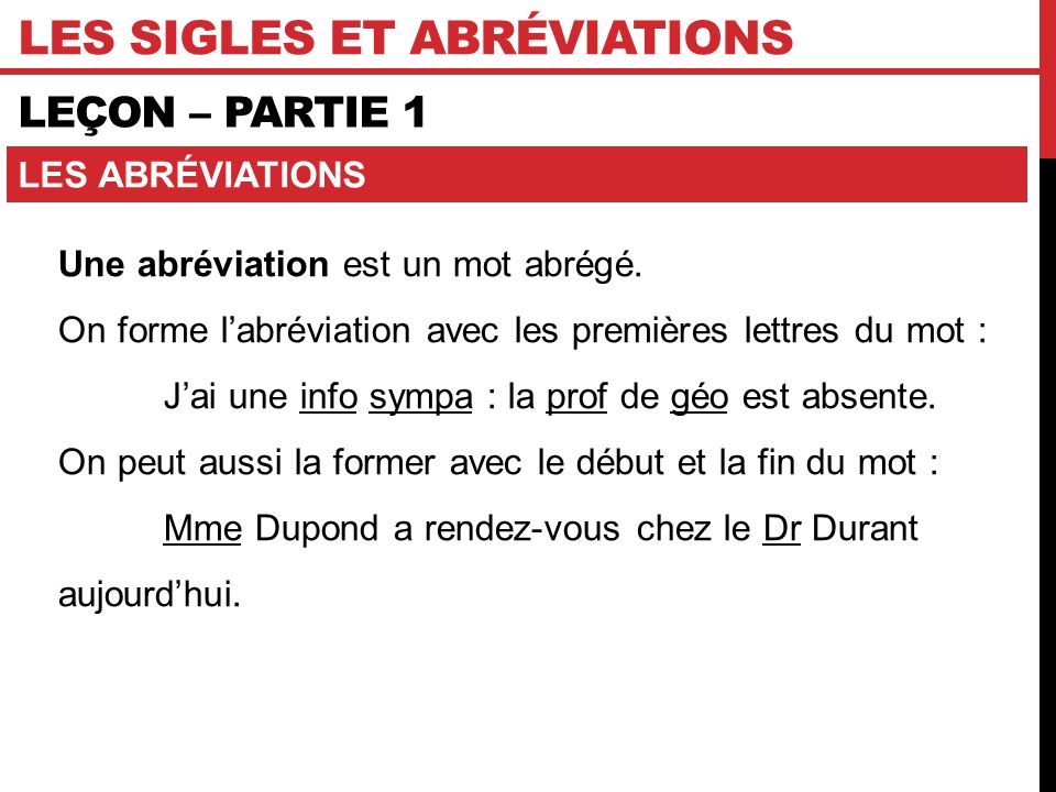 Aussi abrégé en 2 lettres