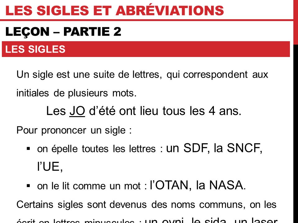 Aussi abrégé en 2 lettres