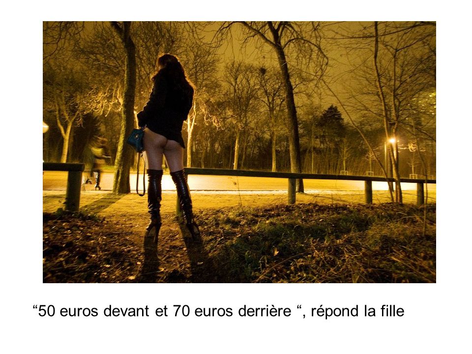 combien prend une prostituée