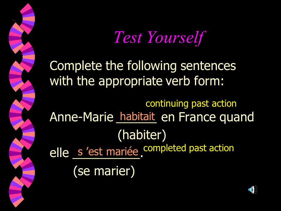 conjugaison du verbe essayer limparfait Indicatif imparfait à l'indicatif imparfait, l'affixe -iss-est ajouté conjugaison du verbe finir indicatif présent : je finis, tu finis, il. conjugaison du verbe essayer limparfait Indicatif imparfait à l'indicatif imparfait, l'affixe -iss-est ajouté conjugaison du verbe finir indicatif présent : je finis, tu finis, il.