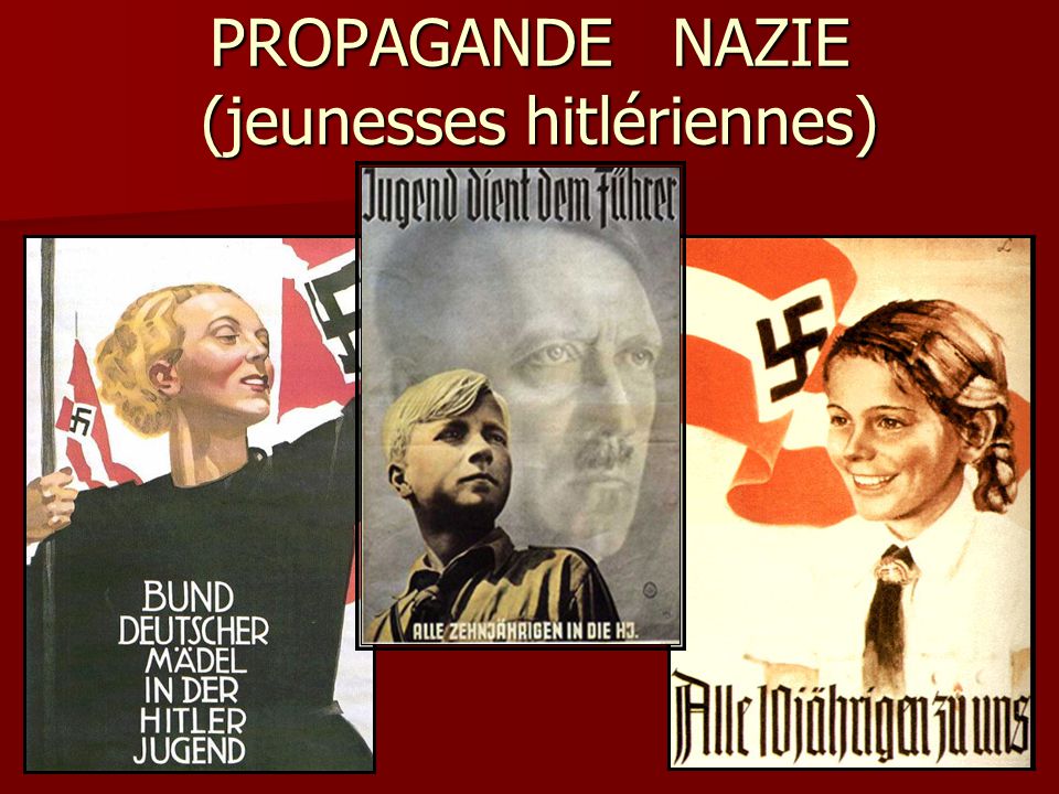 PROPAGANDE NAZIE (jeunesses hitlériennes)