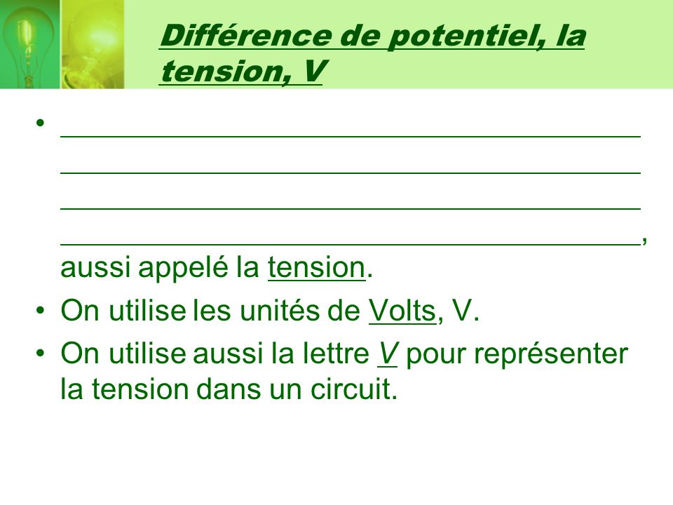 Unité de résistance 3 lettres