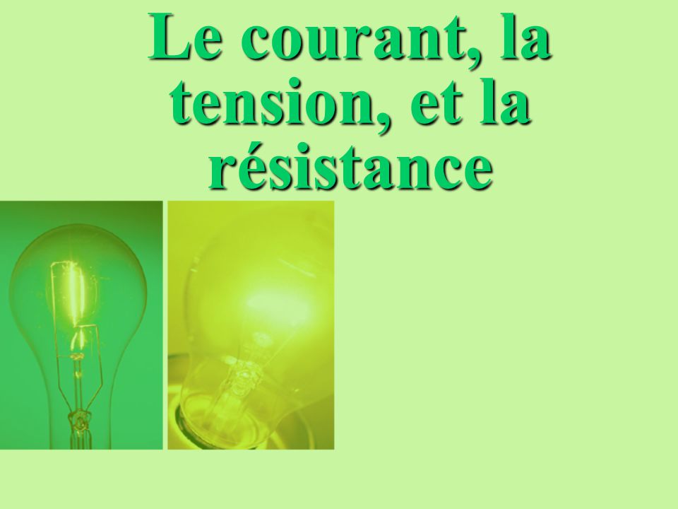 Unité de résistance 3 lettres