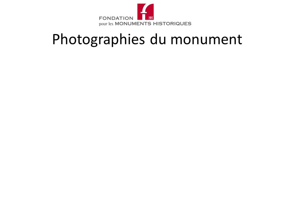 Photographies du monument