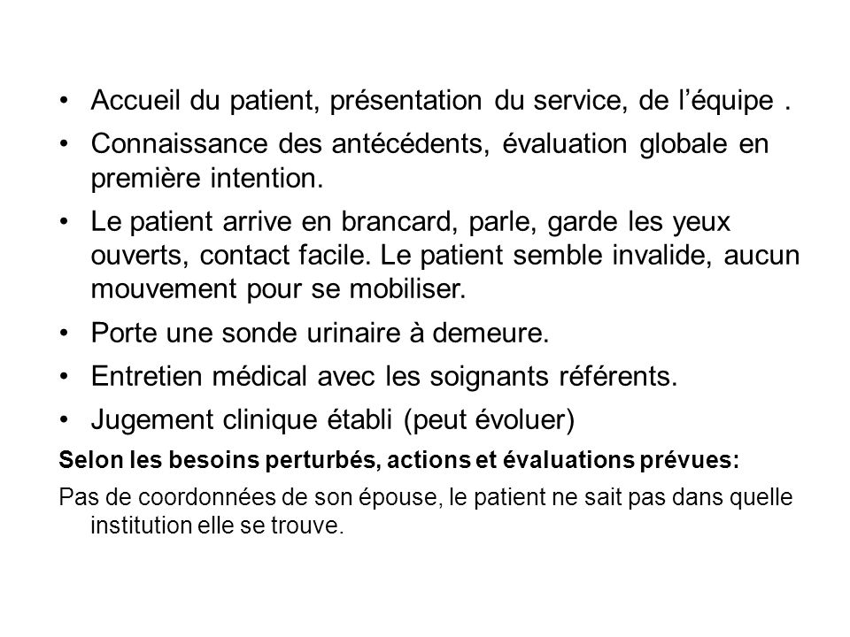 l'entretien d'accueil une rencontre soignant soigné