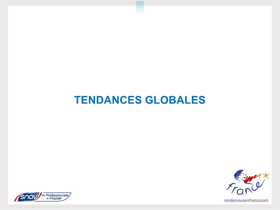 TENDANCES GLOBALES