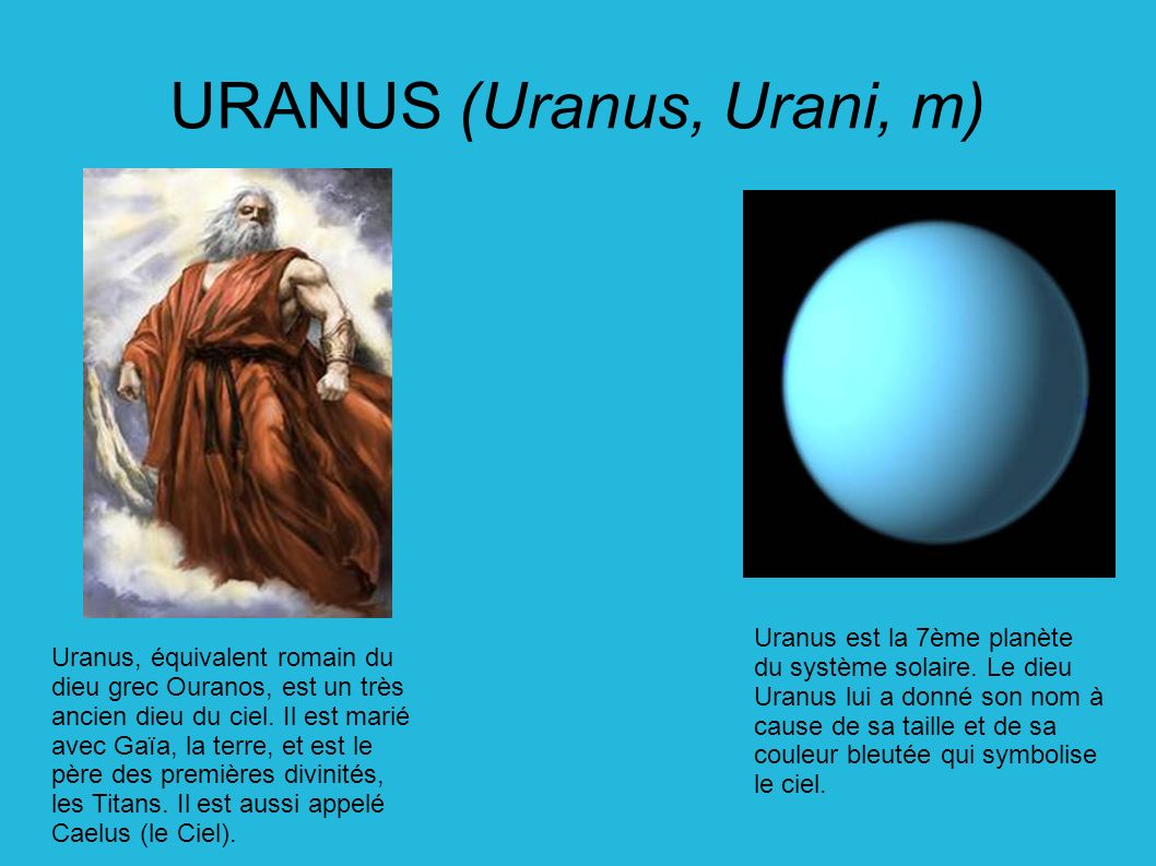 Uranus mythologie