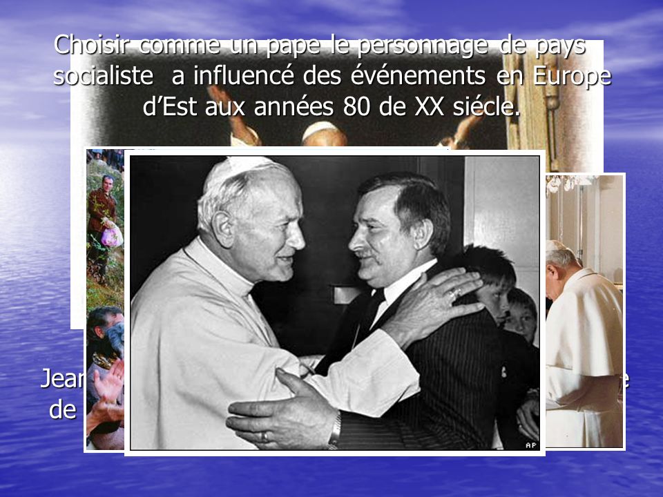 Jean Paul II a été après 455 ans le prémier évêque de Rome qui na pas été dorigine italienne.