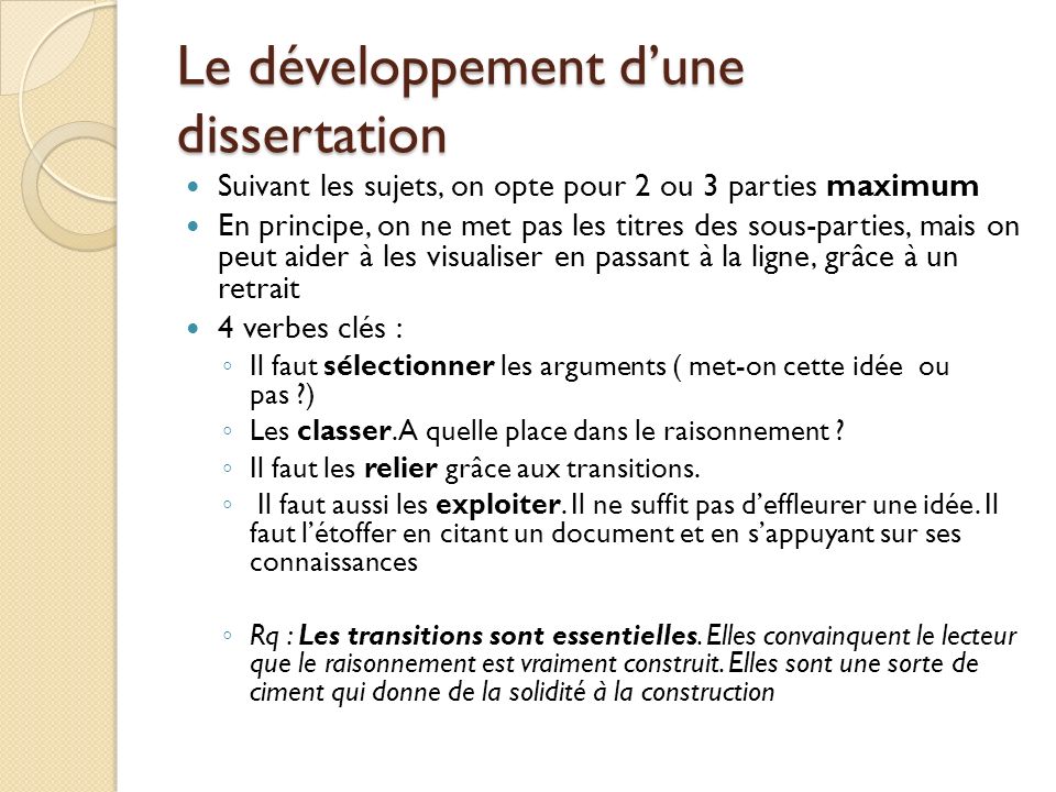 Comment faire introduction dissertation ses