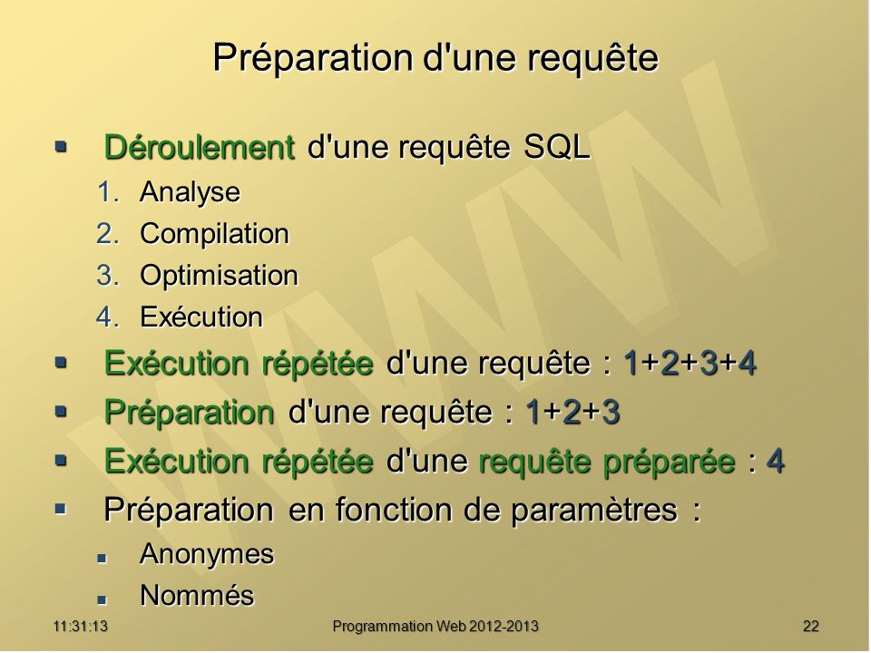 sql analyse