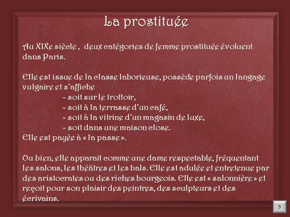 prostituées chatelet