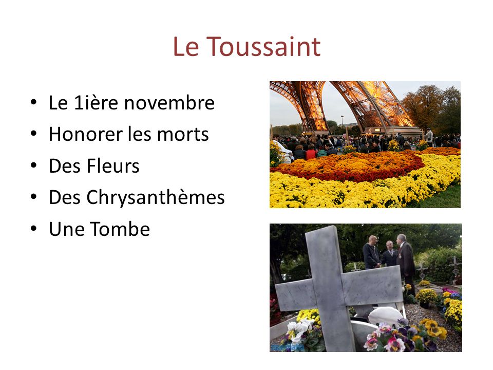 Le Toussaint Le 1ière novembre Honorer les morts Des Fleurs Des Chrysanthèmes Une Tombe