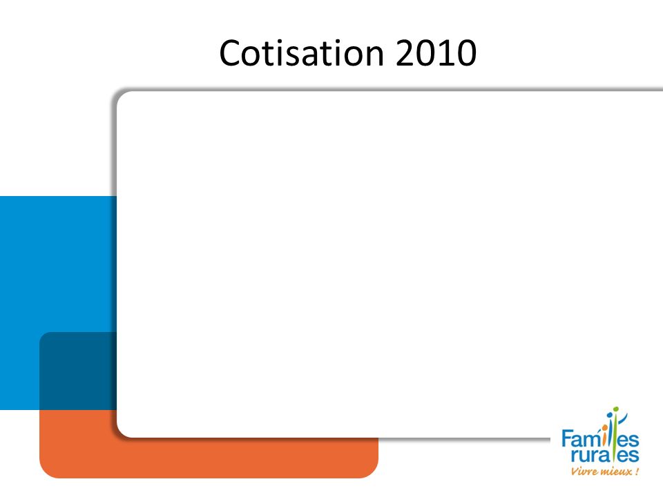 Cotisation 2010