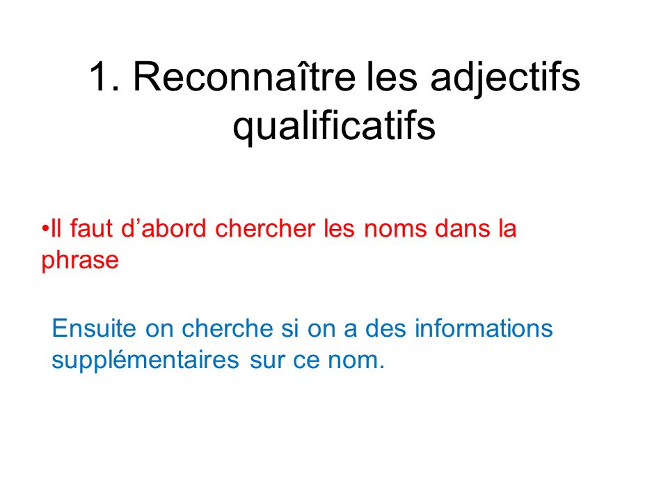 comment trouver des adjectifs qualificatifs