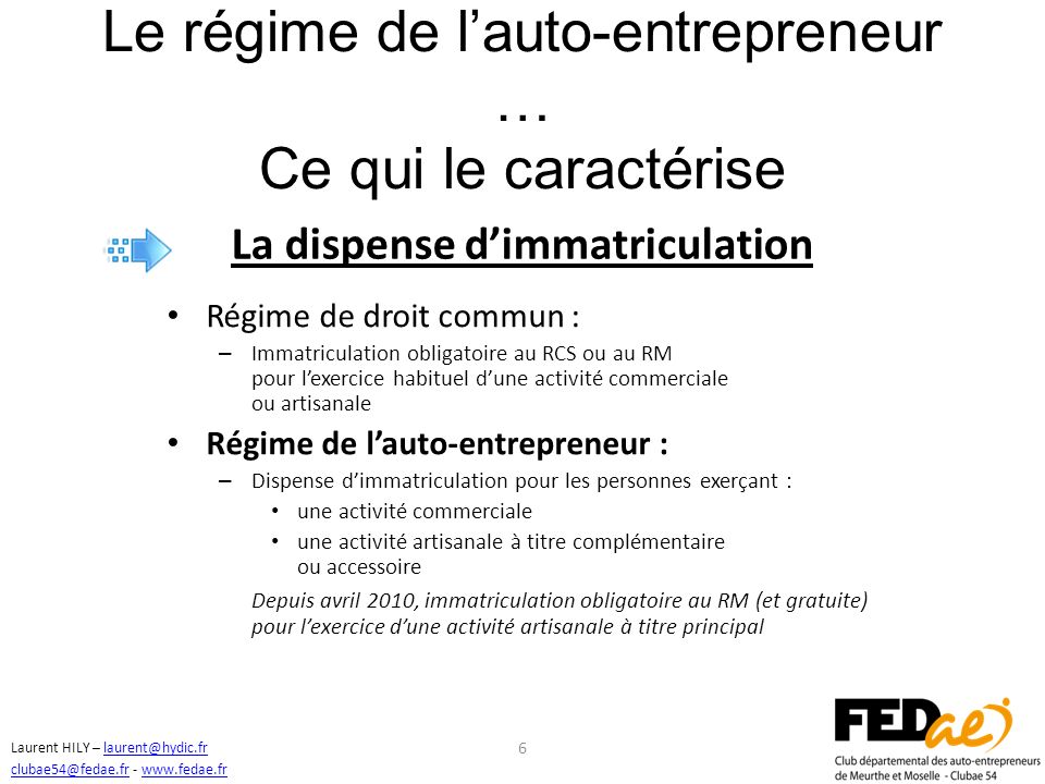 Auto entrepreneur définition